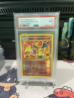 2016 XY Evolutions Charizard Reverse Holo Foil PSA 9, #11/108, Pokemon, NM-MT - Image 1