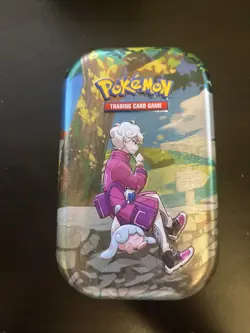EMPTY Bede Hatenna Pokemon Crown Zenith Mini Tin - Image 1
