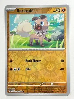 Rockruff 116/193 Reverse Holo Common Paldea Evolved Pokemon Near Mint NM - Image 1