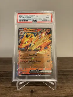 CHARIZARD EX SVP161 Super Premium Collection Black star promo Pokemon 2024 PSA 9 - Image 1