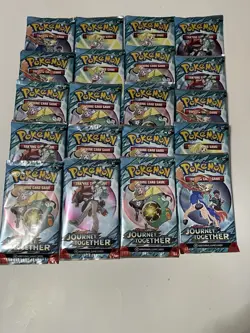 Pokemon Cards - S&V: Journey Together - BOOSTER PACKS [20 Pack Lot] - New Sealed - Image 1
