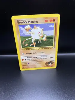 Brocks Mankey 68/132 - Gym Heroes Pokemon TCG - Image 1