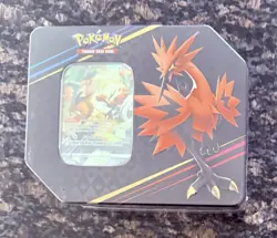 Pokemon TCG: Crown Zenith Tin Galarian Zapdos - Image 1