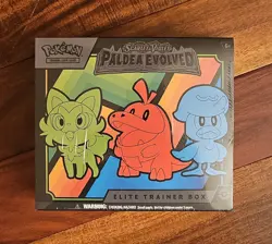 New Sealed Pokemon TCG Scarlet & Violet Paldea Evolved Elite Trainer Box 820650853661 - Image 1