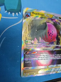 Pokemon TCG Regidrago VSTAR 136/195 Silver Tempest Ultra Holo - Image 3