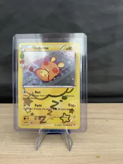 Pokemon TCG Dedenne RC10/RC32 Uncommon Holo Card Generations - Image 1