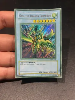 Faded Gaia the Dragon Champion LOB-125 The Legend of Blue Eyes White - Image 1