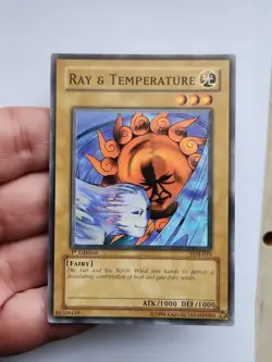 Yu-Gi-Oh! TCG Ray & Temperature Legend of Blue Eyes White Dragon Lob-035 1st Ed - Image 1