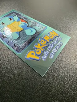 Pokemon Topps Series 1 #07 SQUIRTLE 1999 Chrome 2of5 Card TV Animation Edition - Image 5