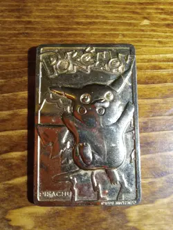 1999 BK 23K Gold Plated Pokemon Pikachu Trading Card - Image 1