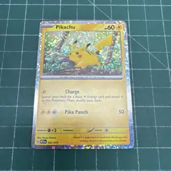 Pikachu McDonald’s HOLO 002/015 Pokemon TCG 2024 US Rare Promo Card M24 - Image 1