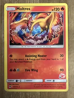 Moltres - 38/214 Rare Charizard Deck Battle Academy - Pokemon Card - NM - Image 1
