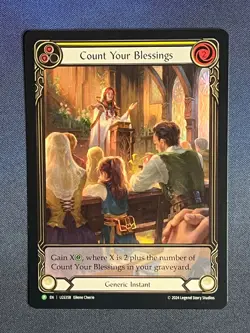 FAB LGS358 Count Your Blessings FOIL Promo Generic Instant Flesh & Blood TCG - Image 1