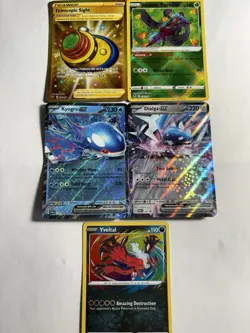 Pokemon TCG- 5 Card Lot !! - Gold Card - Ex - Radiant Holo!!! - Image 1