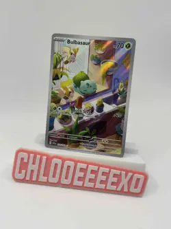 Bulbasaur 143/142 - Secret Illustration Rare Pokemon Card 2024 NM Stellar crown - Image 1
