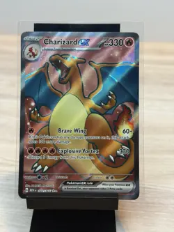 🔥Pokemon TCG Charizard EX 183/165 Scarlet & Violet 151 Ultra Rare Card Mint - Image 1
