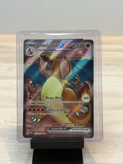 🔥Pokemon TCG Charizard EX 183/165 Scarlet & Violet 151 Ultra Rare Card Mint - Image 3