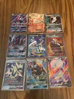 Pokemon Card Lot Of 9 Cards, full arts, team aquas kyogre - Image 1