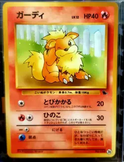 Growlith No.058 26 Intro Pack Squirtle Japanese Pokemon Card - Image 1