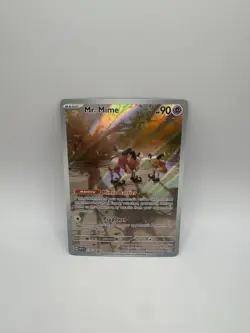 Mr. Mime 179/165 Sv: Scarlet & Violet 151 Illustration Rare Pokemon TCG Card NM - Image 1