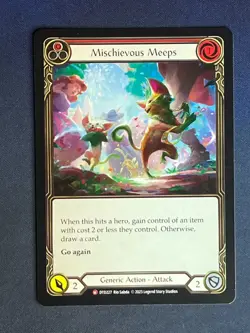 FAB DTD227 Mischievous Meeps Generic Action Majestic Flesh and Blood TCG - Image 1