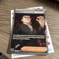 Giovanni's Charisma 197/165 Pokemon 151 Full Art Trainer Pokemon Card Mint/NM - Image 2