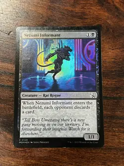 MTG Nezumi Informant #0120 *FOIL* March of the Machine - MINT - Image 1