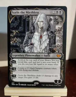 MTG Sorin the Mirthless Showcase Innistrad Crimson Vow LP X1 297 Magic - Image 1
