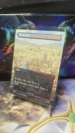 #0112 - Fiery Islet - Borderless - Non-foil - Assassin's Creed - MTG - RARE - Image 2