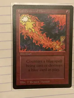 Magic the Gathering Red Elemental Blast Beta Edition MTG - Image 1