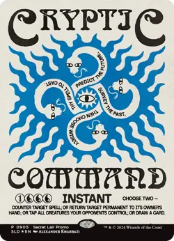 Cryptic Command P Rainbow Foil #905 | SLD Secret Lair Promo | MTG - NEW/SEALED - Image 2