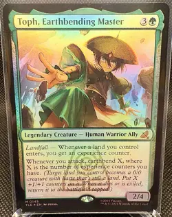 MTG - Avatar: The Last Airbender: Eternal Legal - Toph, Earthbending Master Foil - Image 1