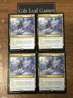 MTG *4x Glacierwood Siege* (NM) Tarkir Dragonstorm Magic the Gathering Free Ship - Image 1