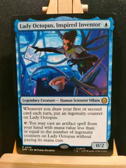 Lady Octopus, Inspired Inventor - Marvel's Spider-Man - Rare - NM (see pics) MTG - Image 1