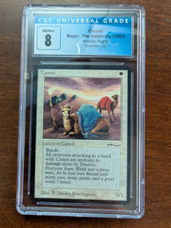 MTG Magic The Gathering Arabian Nights Camel CGC Grade 8 1993 - Image 1