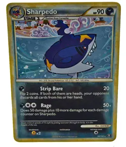 Sharpedo 30/102 Reverse Holo Rare HS Triumphant New NM+ With eBay Tracking - Image 1