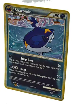 Sharpedo 30/102 Reverse Holo Rare HS Triumphant New NM+ With eBay Tracking - Image 2