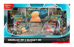 Pokemon TCG Snorlax & Blissey Ex Special Collection Box Walmart Exclusive, 8 Pks - Image 1
