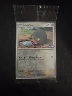 SEALED Pokemon Lechonk 156/198 Scarlet & Violet STAMPED Best Buy Promo - Image 1