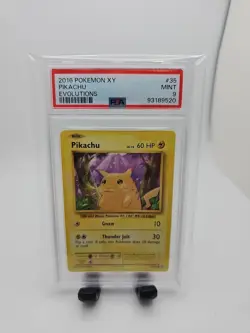 2016 Pokemon XY Evolutions 35/108 Pikachu PSA 9 - Image 1