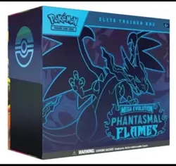 Pokemon Mega Evolution Phantasmal Flames Elite Trainer Box ETB Sealed New - Image 1