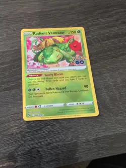 Radiant Venusaur 004/078 Pokemon Go Holo - Image 1