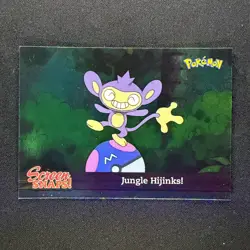 Topps Pokemon Johto League Champions Foil Screen Snaps! Snap10 Jungle Hijinks! - Image 1