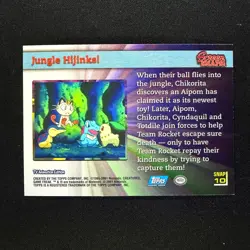 Topps Pokemon Johto League Champions Foil Screen Snaps! Snap10 Jungle Hijinks! - Image 2