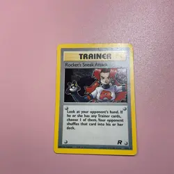 Rocket's Sneak Attack 16/82 Team Rocket Holo Pokemon TCG, Excellent condition - Image 1