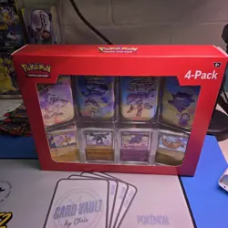 Pokemon TCG Scarlet & Violet 151 Mini Tin 4-Pack Sam’s Club New Factory Sealed - Image 1