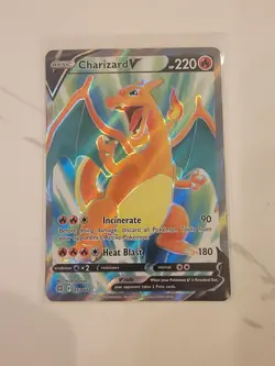 Pokemon TCG Charizard V 153/172 SWSH Brilliant Stars Full Art Ultra Rare MINT! - Image 1