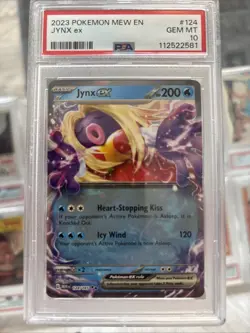 2023 Pokemon Mew EN Scarlet & Violet 151 Jynx EX PSA 10 #124 - Image 1