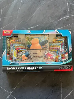 Pokemon Snorlax Ex & Blissey Ex Special Collection Box (NEW & SEALED) - Image 1