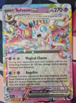 Pokemon TCG Sylveon ex 086/191 SV Surging Sparks Full Art Double Rare NM-Mint - Image 1